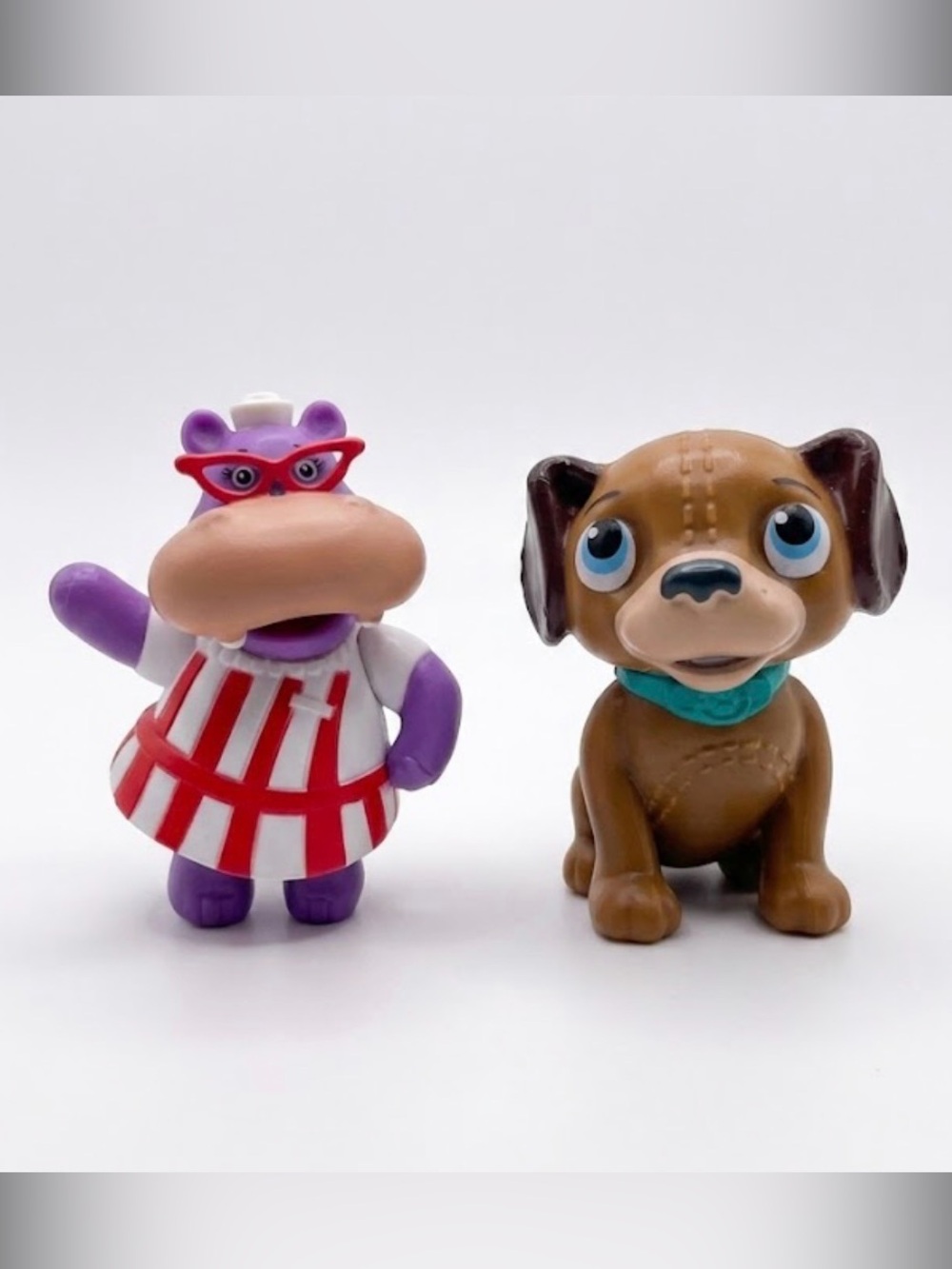 Doc McStuffins Disney Junior Mini Figures Hallie the Hippo & Findo the Dog Kids